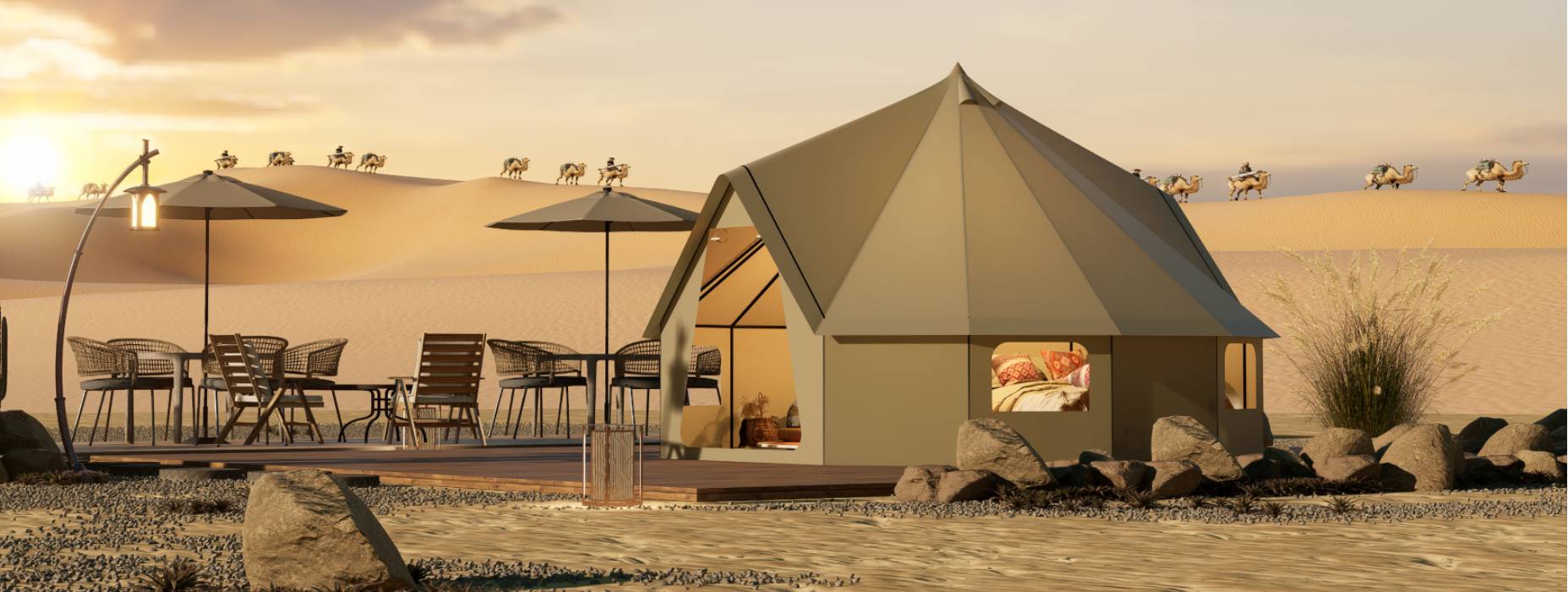 嘉禾县露营酒店帐篷产品